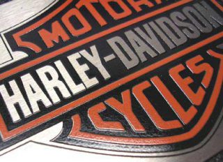 Harley Davidson Stainless Steel Name Plate
